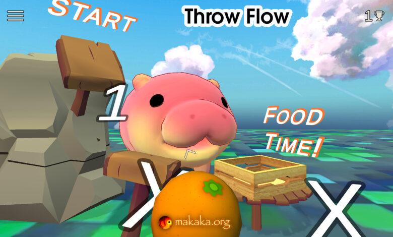 Throw Flow — arcade game in which you need to pass all the checkpoints in one throw — Made With Unity.