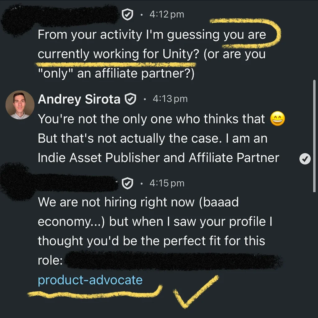 Product Promotion for Unity Assets and GameDev 7 Developer Advocate — Unity and GameDev