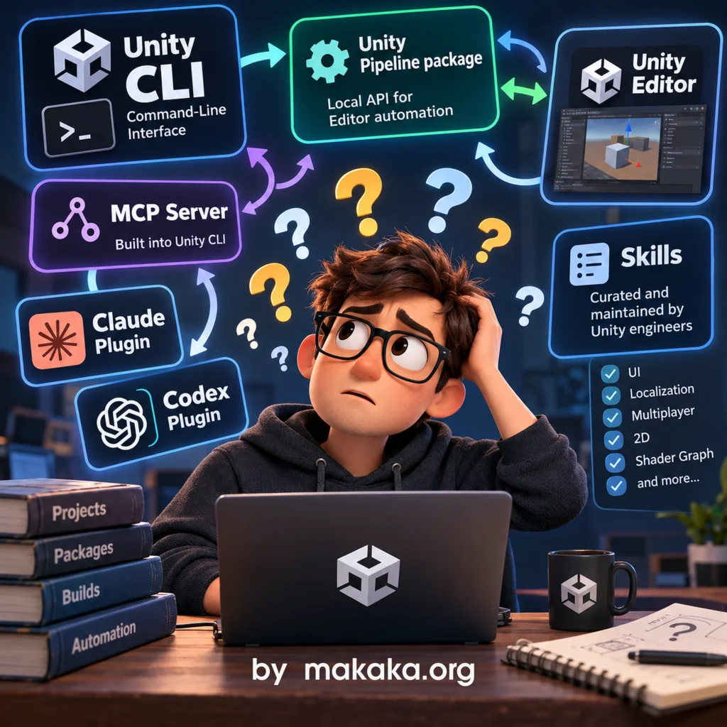 AI for Unity — Developer Terms and Concepts — CLI, MCP Server, Pipeline Package, Skills, Claude & Codex Plugins