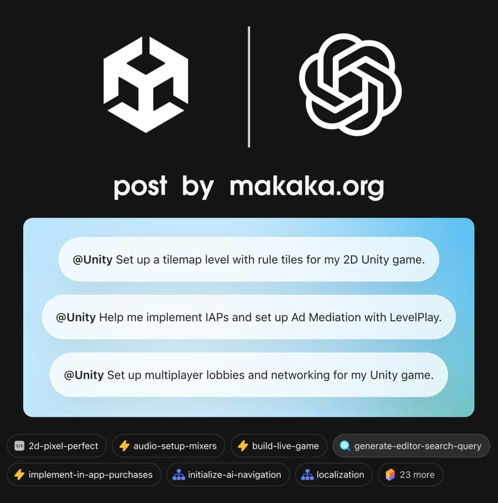 Unity and Plugin for OpenAI Codex (GPT-6 Astra)