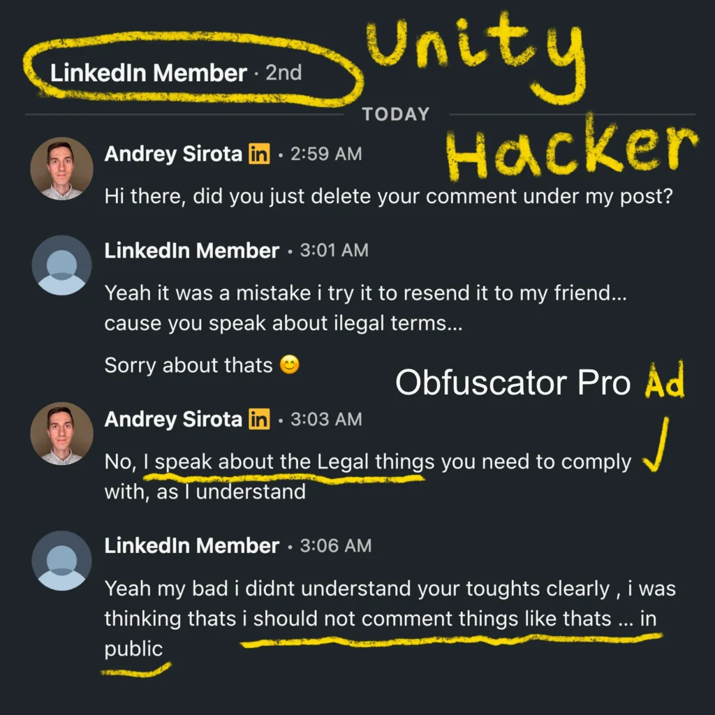Obfuscation in Unity — How to Protect Games & Apps from Hackers and Reverse Engineering 4 Unity Hacker and Obfuscation